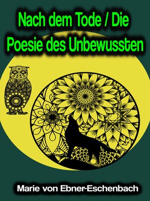cover image of Nach dem Tode / Die Poesie des Unbewussten